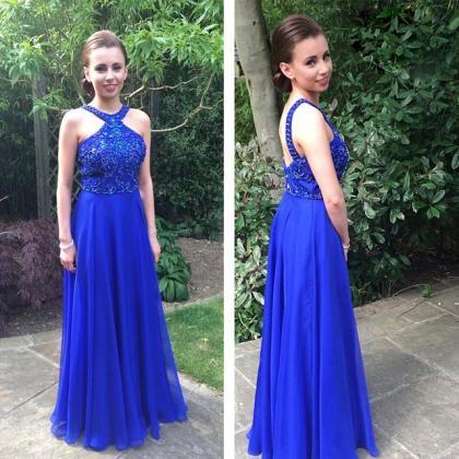 Lovely Formal Gowns,royal Blue Prom Dresses,royal..