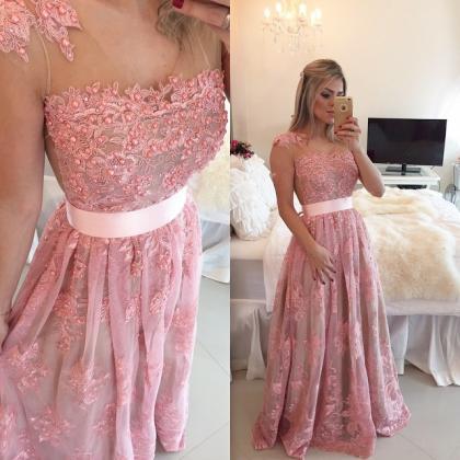 2017 Prom Dresses,evening Dress,prom Dresses,pink..