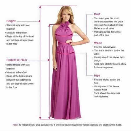 Pink V-neck Prom Dress， Evening Dress,long..