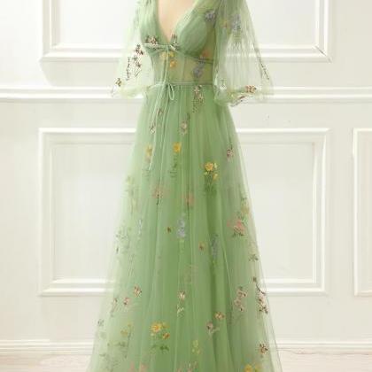 Long A-line Sweetheart Satin Backless Prom Dress Velvet Formal Graduation Evening Gowns with Pockets main image 1