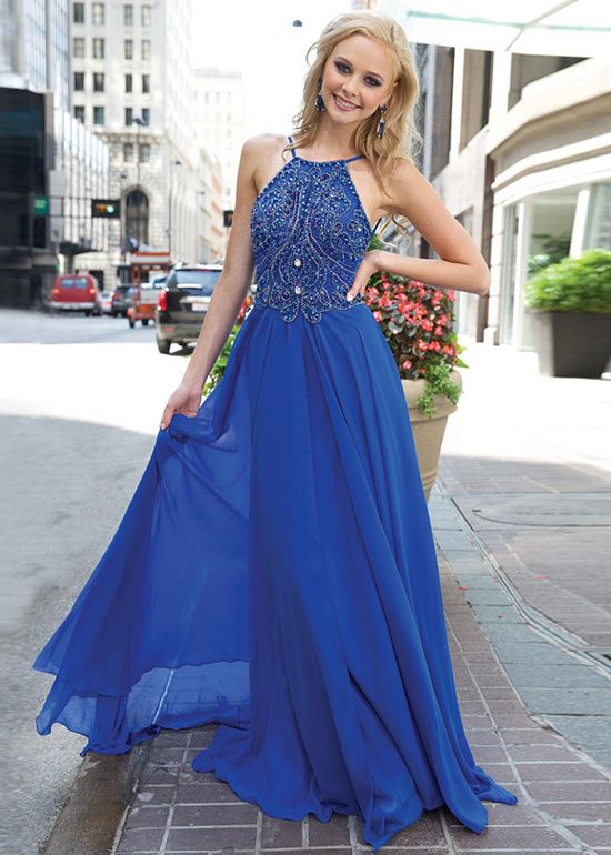 Royal blue party dress 2024 uk