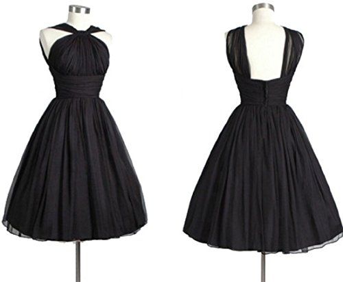 Pga66 2016 Fashion Black Mini Skirt Prom Dress Evening Dress Bridesmaid Dress