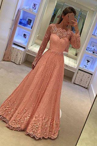 2017 Sexy Long Prom Dresses Pink Evening Party Dress,coral Pink Prom Gowns,evening Gowns