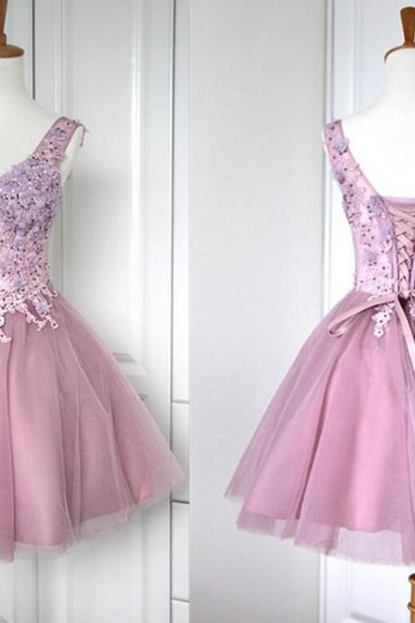 Charming Homecoming Dress,a-line Homecoming Dress,organza Homecoming Dress,v-neck Short Prom Dress,pd1700397