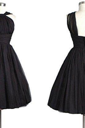 PGA66 2016 fashion black mini skirt prom dress evening dress bridesmaid dress